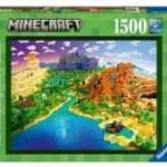 Puzzle 1500 db - A Minecraft világa fotó