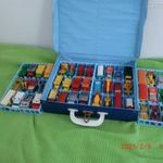 Matchbox Superfast, Regular Wheels Koffer + 48 db Matchbox fotó