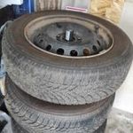 Eladó TÉLI Bridgestone gumiabroncs szett: 185/65 R15 - 2020. 30. heti + LEMEZ FELNI! fotó