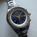 Gyönyörű elegáns ritka dátumos acél CASIO Edifice Chronograph WR100! fotó