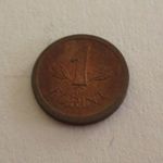 UNIKUM! 1946-os MINI vörösréz 1 forint anyagpróba! Az arany változat anyagpróbája! Néhány db-os!RRR! fotó