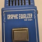 Ibanez Graphic Equalizer GE-601 grafikus EQ pedál gitár pedál gitárpedál fotó