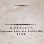 1829-31 Tudományok Összvessége nyelvészet, História, A Tulajdon Históriája, numizmatika...I.-III. fotó