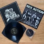 Sex Action: Sex Action (Grundrecords) L: NM, B: NM; booklet, #25/500, bakelit-, vinyl lemez + CD fotó