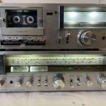 SONY RETRO, VINTAGE HiFi torony, nagyon szép, nagyon jó, rádió-erősítő+magnó Deck. fotó