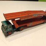 Matchbox _ King Size K-8 Guy Warrior Car Transporter - sérült! ( 6 darab eredeti szürke gumi ) fotó