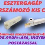 ESZTERGAGÉP FELSZERSZÁMOZÓ KIS CSOMAG (4db TEKNIK ESZTERGAKÉS+4x5db lapka)-INGYEN POSTA-8 NAPOS ÁTUT fotó