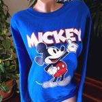 **Topshop kék, Mickey Egeres pulóver (M-L)** fotó