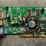 Ati Radeon 9600 Pro videókártya, AGP, 256MB, Retro PC, Működik fotó