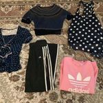 10 db női ruha s/xs méretben Levi’s Benetton Lacoste NoaNoa Adidas Jackpot fotó