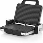 WMF 0415110011 Kontakt grill Elektromos Ezüst, Fekete fotó