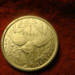 Új-Kaledónia alu 1 franc 1971 fotó