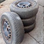 4 db acélfelni Continental 195/65 R15 téligumi fotó