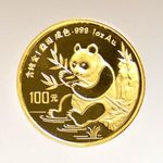 1991 Kína színarany 100 Yuan ( 31, 1 g ) PP -F1229 fotó