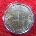 KOSSUTH 5 FORINT 1946 EZÜST: 20g kiv+ fotó