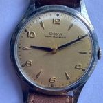 Scájci DOXA vintage férfi mechanikus működő karóra 1958-ból / Egy 1958-as férfi DOXA karóra fotó