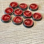 10 darab H0 - 1: 87 küllős kerék 15 mm fém csappal 1 változat fotó