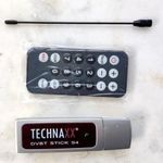 Technaxx TNX-DVB-T DVBT S4 Stick USB TV tuner vevő és távirányító fotó