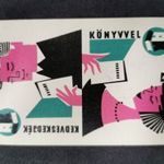 Kedveskedjen könyvvel kártyanaptár 1963 fotó