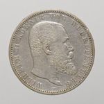 1895 F Németország - Wüerttemberg ezüst 5 Márka (27, 67 g) -II.97 fotó