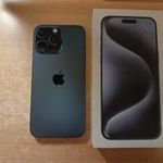 Apple iPhone 15 Pro Max Független Újszerű Blue Apple Garanciával ! fotó