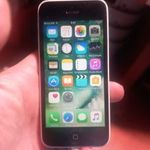 APPLE IPHONE 5C - TELEFON+TÖLTŐ+TOK. - ICLOUD SZABAD 8 GB FÜGGETLEN. fotó