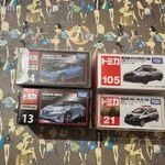 Tomica, Mazda RX7, Nissan Gt-R, Nissan IDS, Nissan NOTE 4db fotó