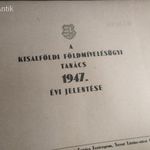 A Kisalföldi Fölmívelésügyi Tanács Évi Jelentése 1947. - 54 oldal fotó