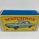 Matchbox Regular Wheels #36 Opel Diplomat (eredeti, üres doboz) fotó