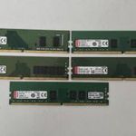 1. 5db Kingston 4GB DDR4, Asztali PC memória fotó