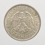 1927 D Németország ezüst 5 Márka (25, 16 g) -II.176 fotó