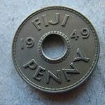 FIJI 1 PENNY, 1949. 1 DB. fotó