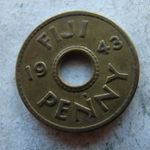 FIJI 1 PENNY, 1943 S. 1 DB. fotó