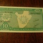 Burundi 10 franc 2007 UNC fotó