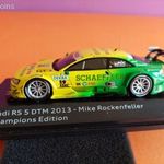 1: 43 AUDI RS 5 DTM 2013 CHAMPIONS MIKE ROCKENFELLER vitrinben fotó