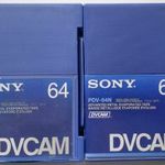 2-DB SONY 64 DVCAM PDV-64N 112 m METAL TAPE VIDEO CASSETTE VIDEOKAMERA KAZETTA VIDEÓ KAZETTA fotó