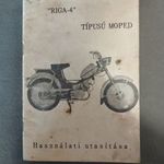 RIGA-4 típusú moped használati utasítása fotó