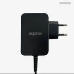 Approx 65W power adapter for laptops, tablets & smartphones Type C Black APPA65CV2 fotó