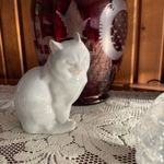 Herendi porcelán cica macska gyönyörűen festett fotó