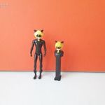 Eredeti Zagtoon Miraculous - Katicabogár és Fekete Macska: Fekete Macska figura + PEZ tartó ! 15cm fotó