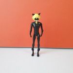 Eredeti Zagtoon Miraculous - Katicabogár és Fekete Macska: Fekete Macska figura !! 15, 5cm fotó