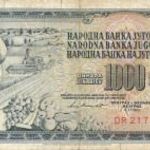 Jugoszlávia 1000 dinár 1981.DR fotó