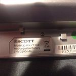 SCOTT HORDOZHATÓ DVD AKKU DPX I702 7, 4 V 2600 mAh fotó