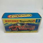 Matchbox Superfast #8 Ford Mustang Wild Cat Dragster (eredeti, üres doboz) fotó