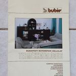 BUBIV Bútorgyár retro lakberendezés bútor katalógus cca 1985 kb. 50 féle termékismertető prospektus fotó