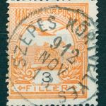 1909 turul SZEPES KÖRTVÉLYES kötőjel nélküli bélyegzés Felvidék Slovakia Gudlin E3.20 / 60p (d99) fotó