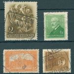 1923+ postaügynökség bélyegzések VELEM + SZABOLCSVERESMART + NAGYLAPOS + ÁBRAHÁMHEGY MPPFB 60p (e10) fotó