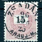 1889 krajcáros ZSADÁNY / ABAUJ-M. bélyegzés Abaúj-Torna Slovakia Gudlin E3.62 / 60p (e18) fotó