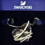 ÁLOMSZÉP SWAROVSKI KRISTÁLY SZÍV APRÓ KÖVEKKEL FÜGGŐ LÁNCCAL EREDETI DOBOZÁBAN X fotó