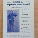 Szerelmes nóta kuplé szöveg és kotta kiadvány, 1910 körül - Gerő-féle Zeneműtár, Sas Náci dalköltő fotó